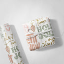 Christmas Phrases Wrapping Paper