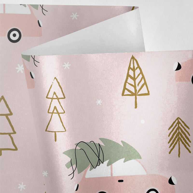 Christmas Tree Haul Wrapping Paper