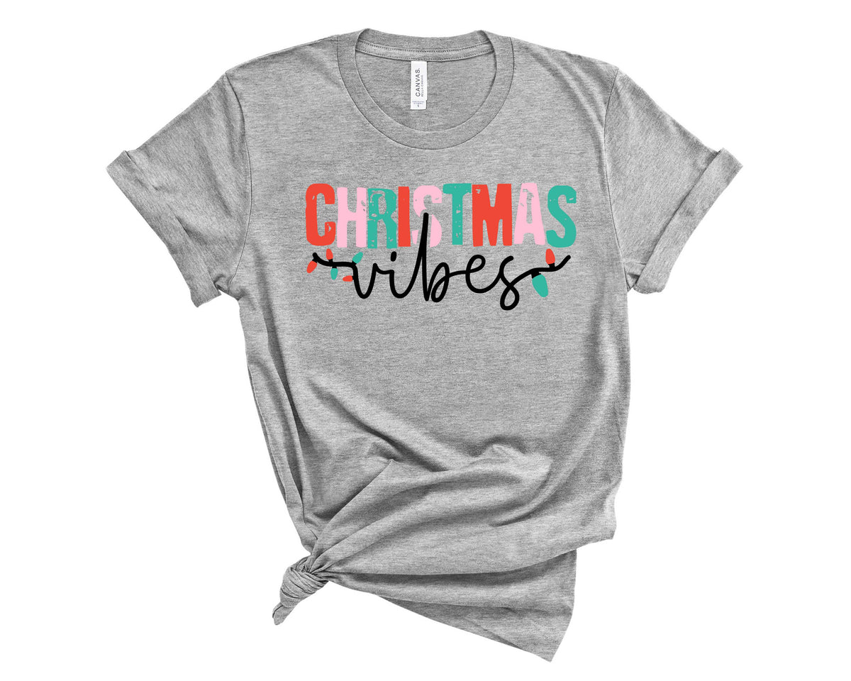 Christmas Vibes Distressed - Transfer