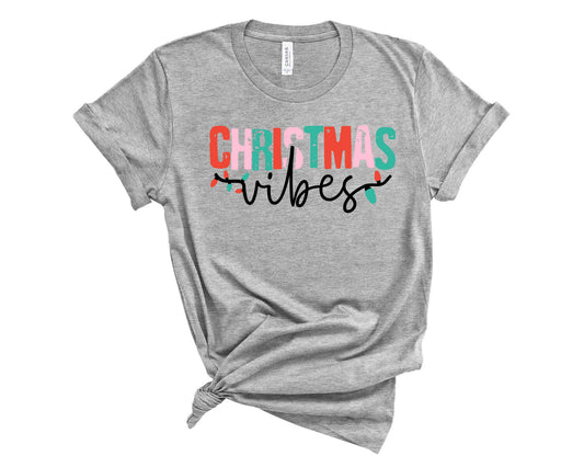 Christmas Vibes Distressed - Transfer