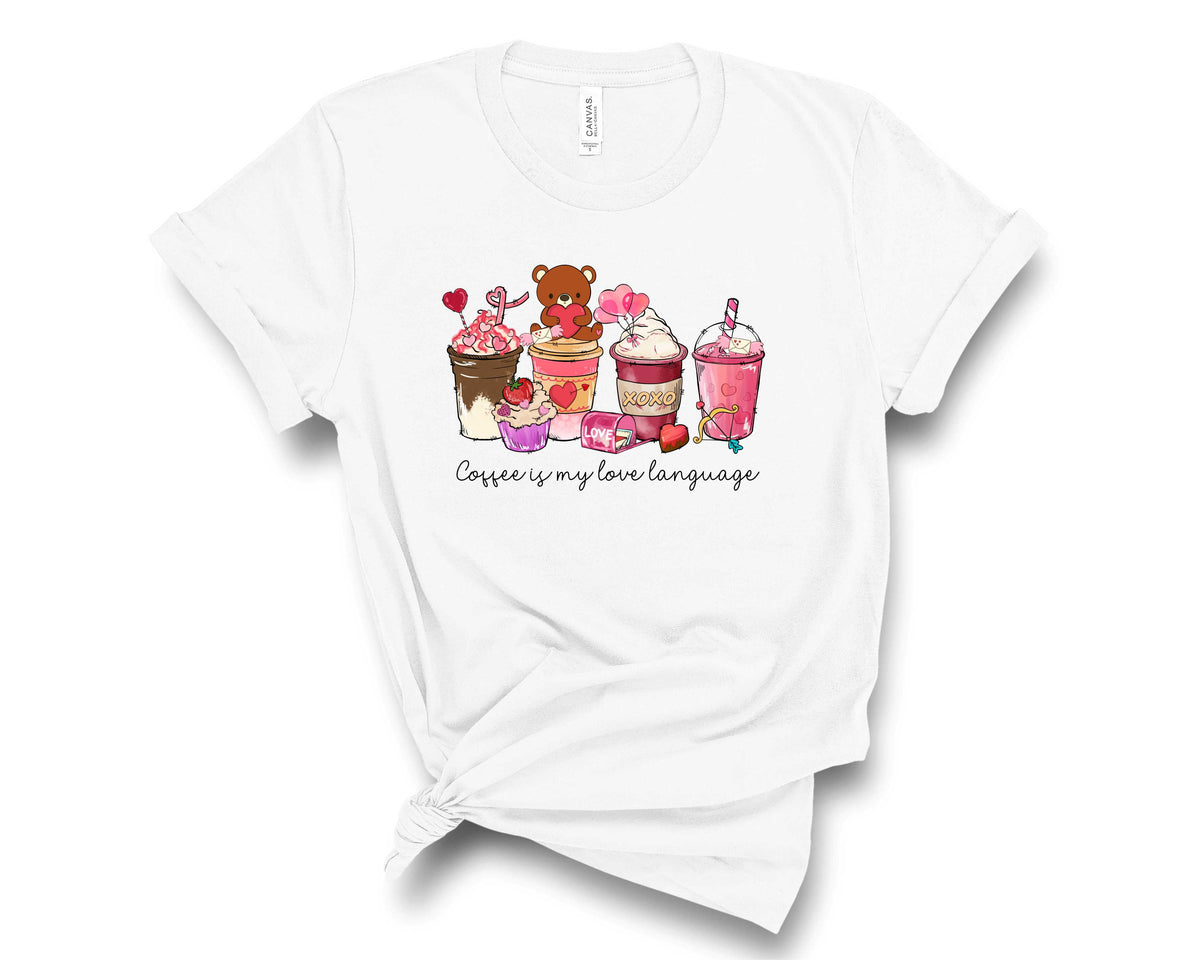 Coffee Is My Love Language - Teddy Bear - Transfer