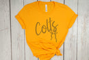 Mascot with Bow - Colts- SPANGLE