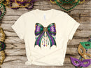 Coquette Bow Mardi Gras - Transfer
