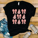 Coquette Christmas Tree Cake Collage - Transfer