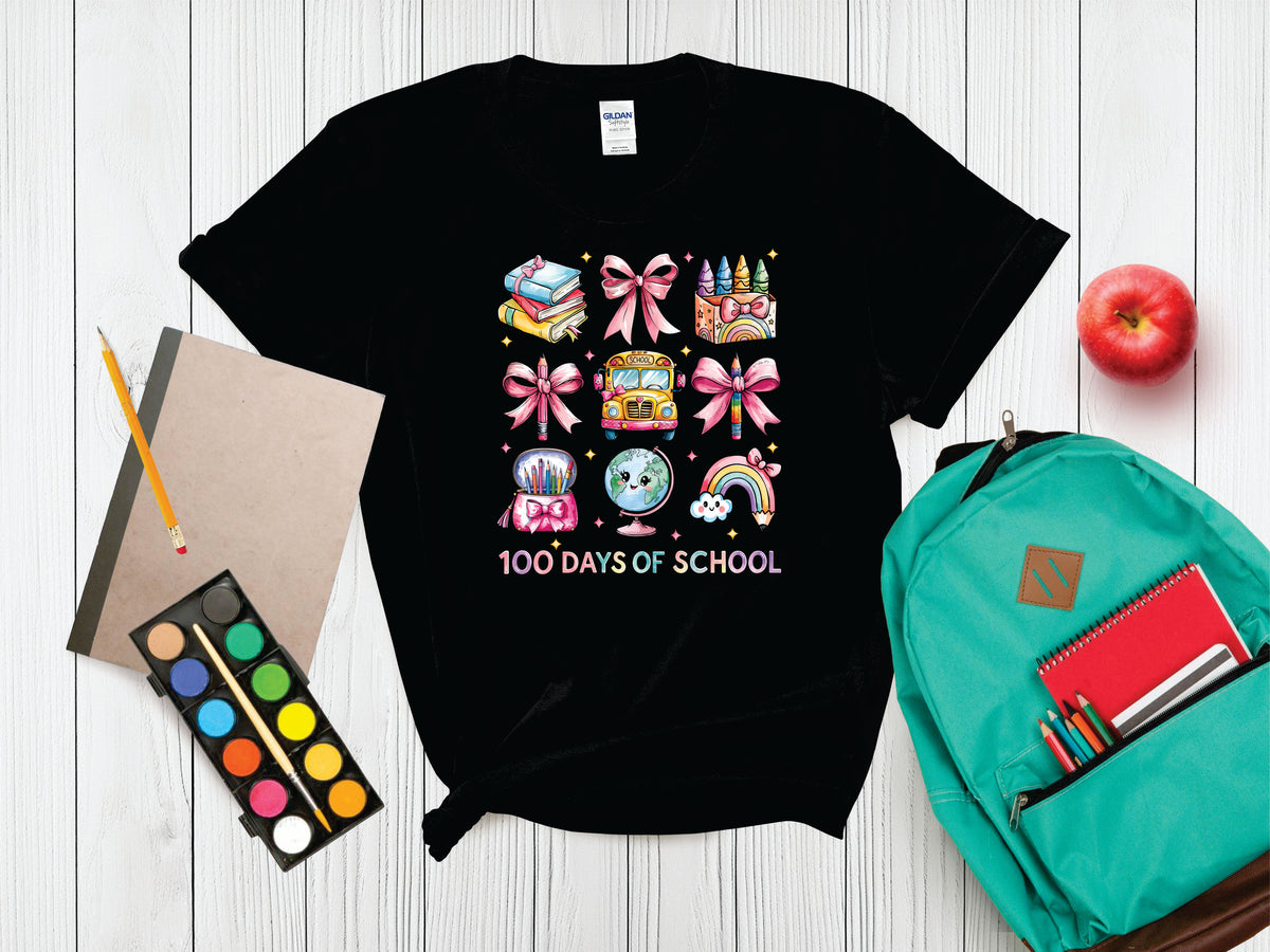 Coquette Happy 100 Days Of School - Transfer