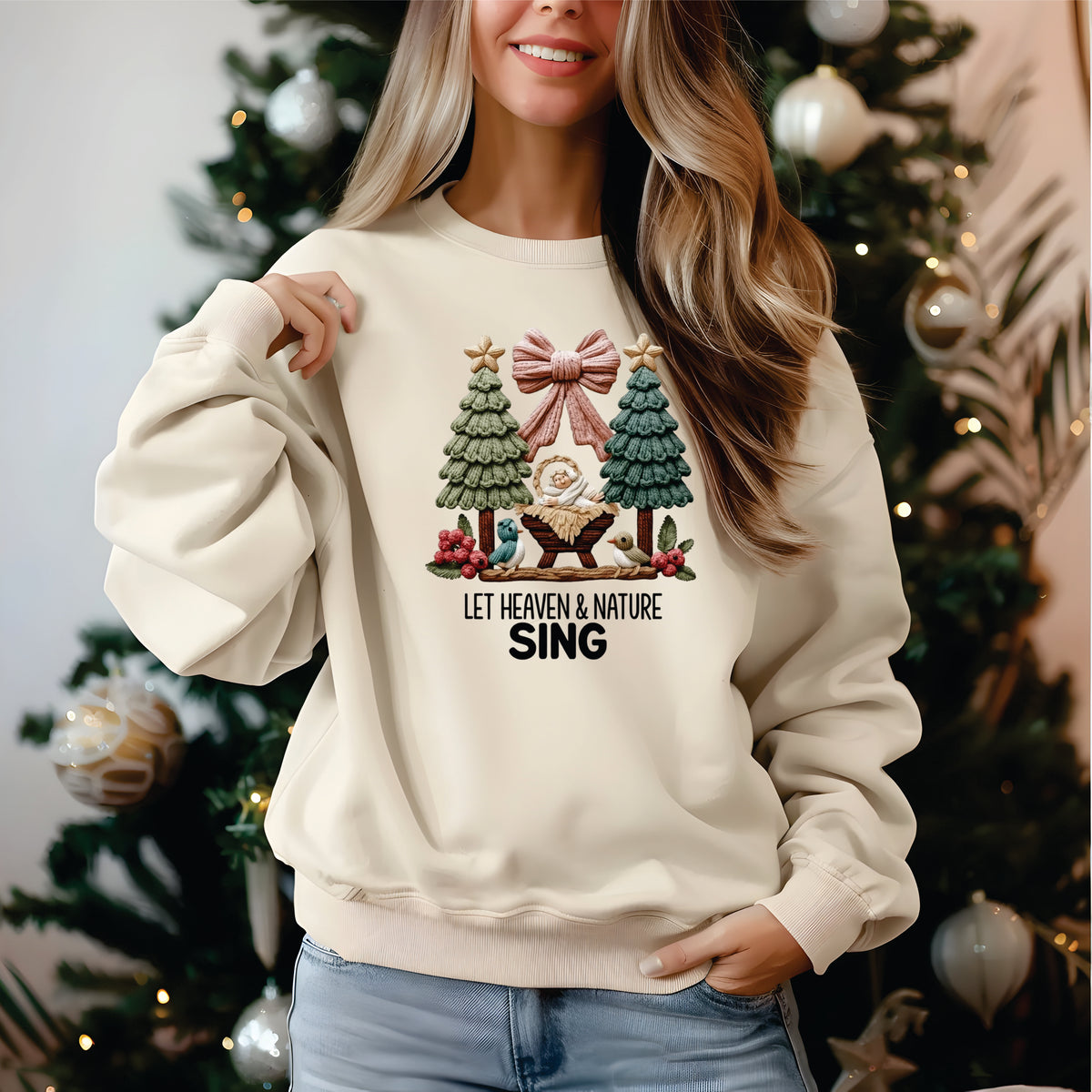 Crochet Let Heaven & Nature Sing - Transfer