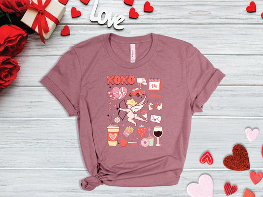 Cupid XOXO Collage - Transfer