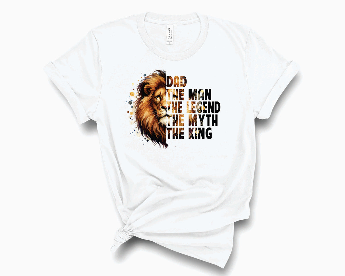 Dad Myth Legend Lion - Transfer