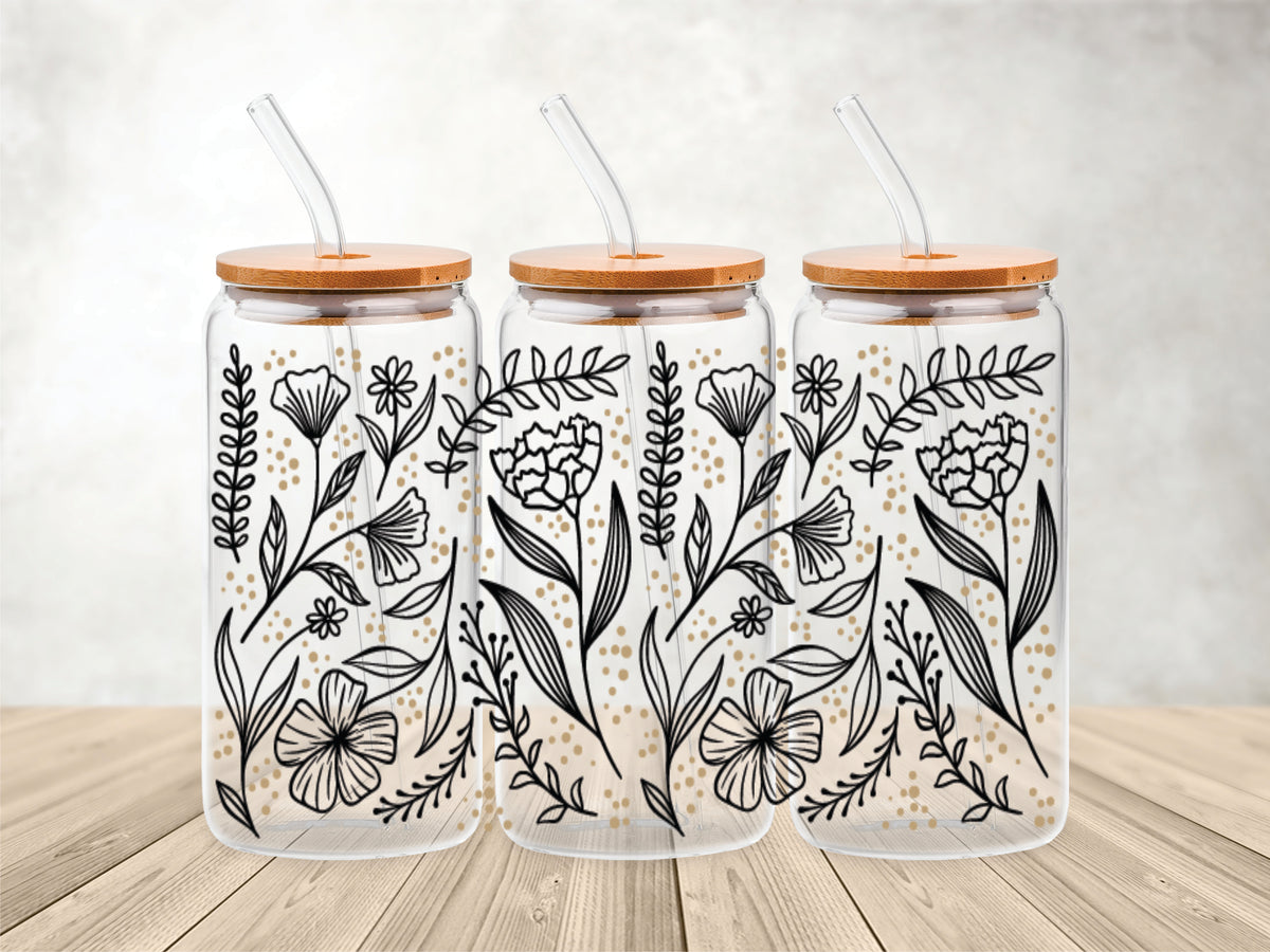 Dainty Wildflowers - UV DTF Wrap
