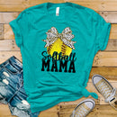 Dalmation Coquette Softball Mama - Transfer