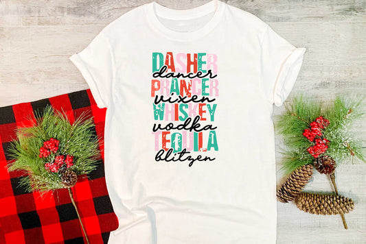 Dasher Dancer Tequila Blitzen - Transfer