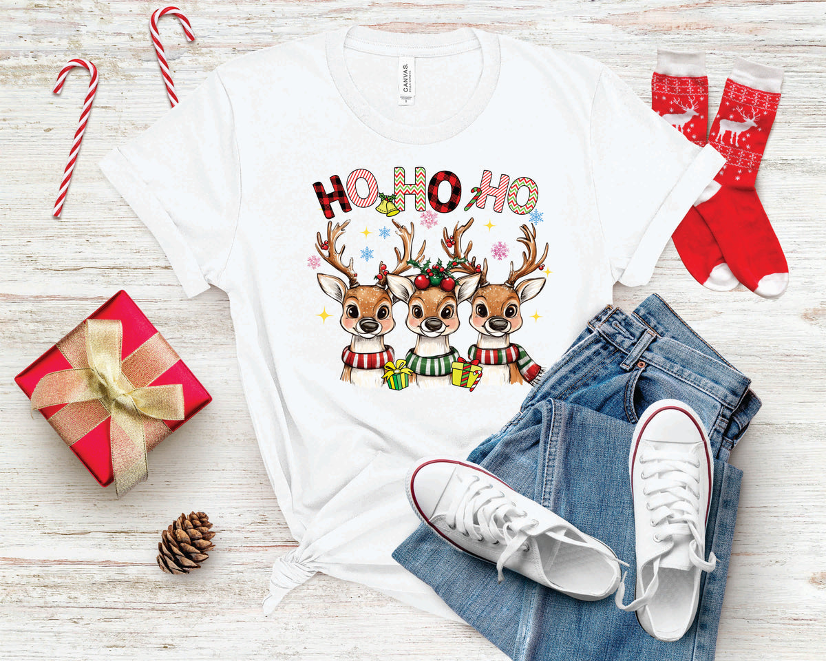 Doodle Ho Ho Ho Reindeer - Transfer