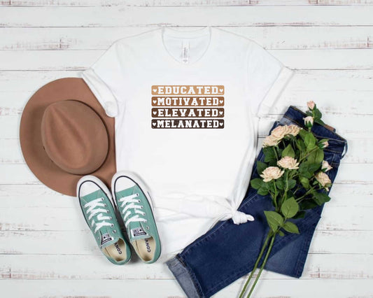 Educated Motivated Stacked Distressed - Transfer