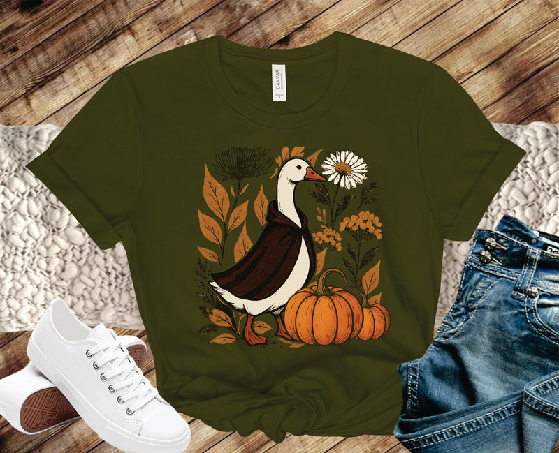 Fall Goose Watercolor - Transfer