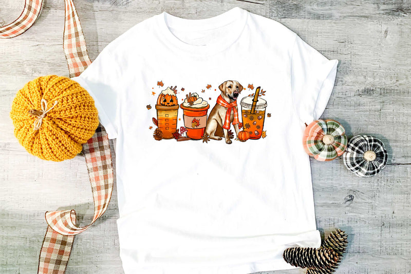 Fall Dog Coffee Cups - Transfer