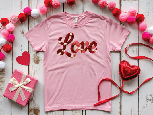 Faux Crochet Love - Transfer