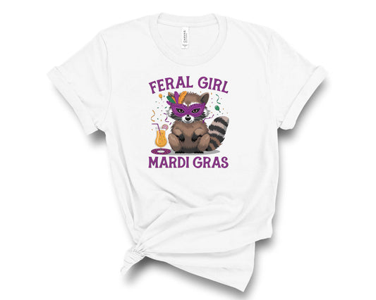 Feral Girl Mardi Gras - Transfer