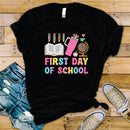 First Day Of School Neon Dots - Transfer