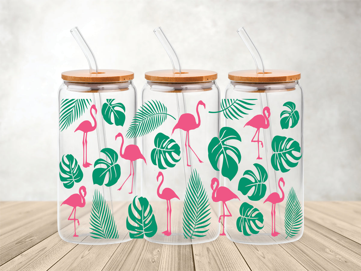 Flamingos - UV DTF Wrap