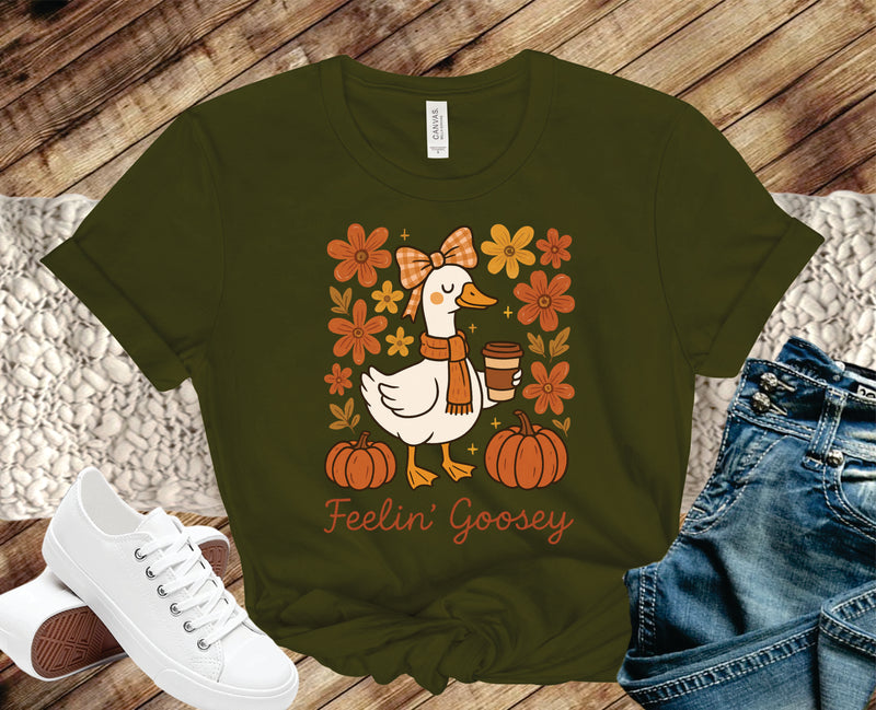Floral Autumn Feeling Goosey - Transfer