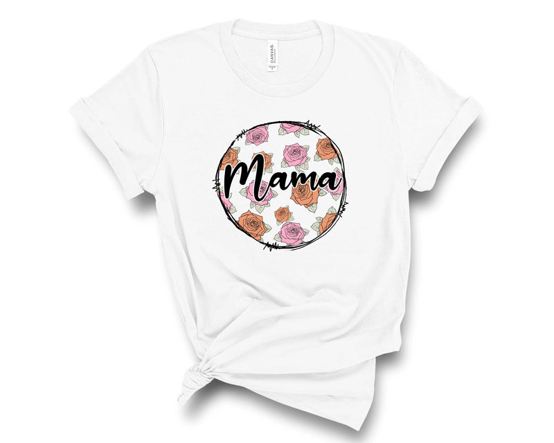 Floral Circle Mama - Transfer