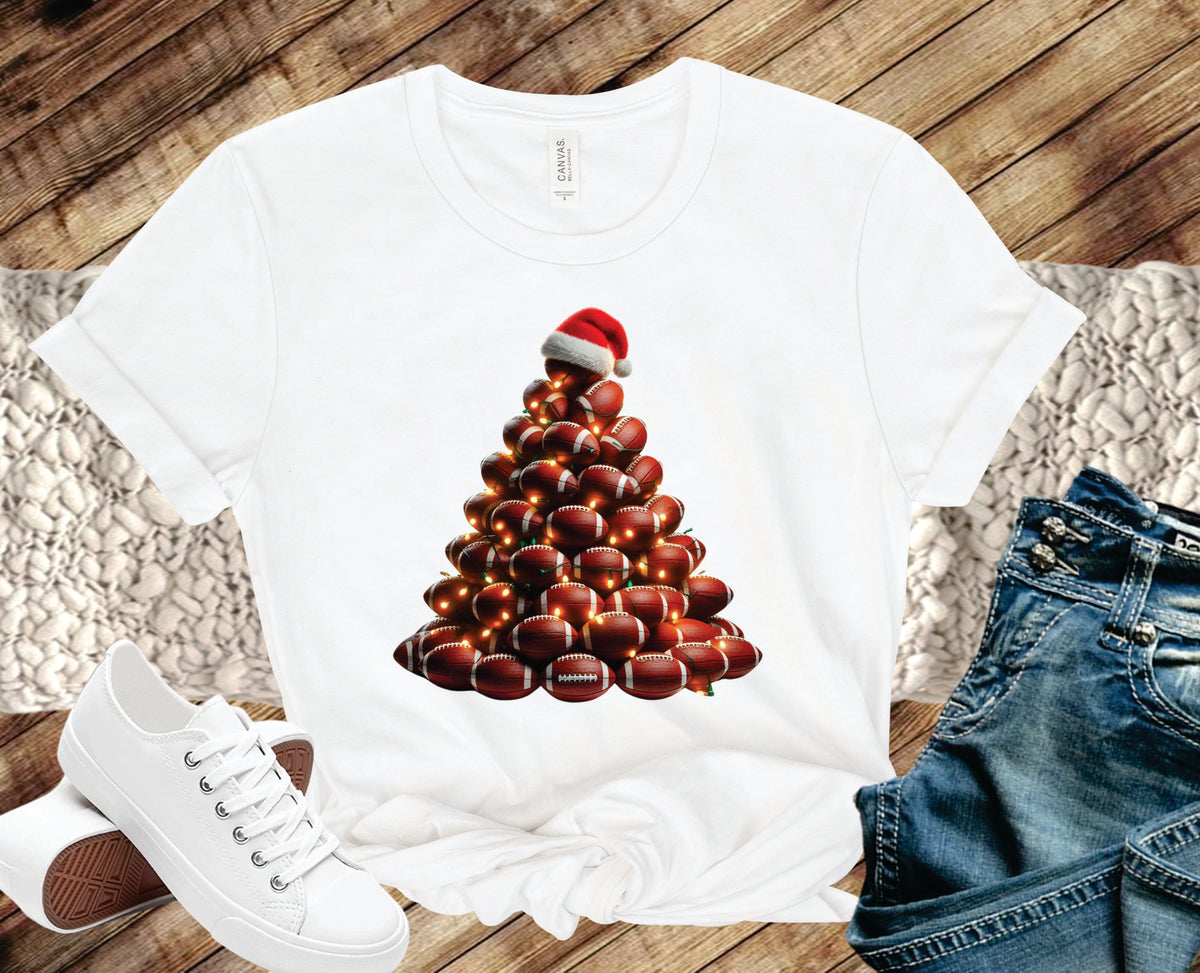 Football Christmas Tree- Transfer