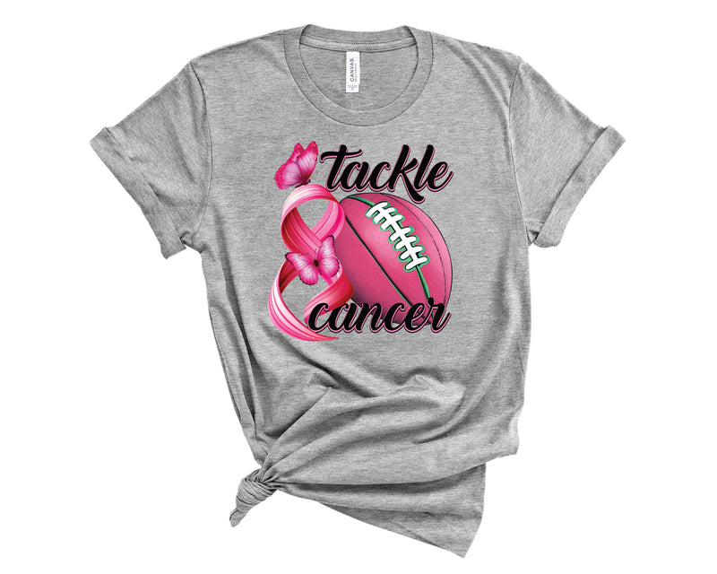 Football Tackle Cancer - Graphic Tee