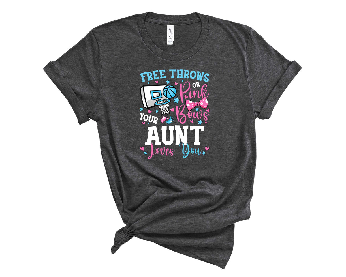 Free Throws Or Pink Bows Aunt Loves You - Transfer