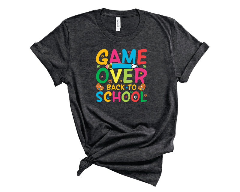 Game Over Back To School Bright- Transfer