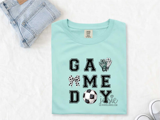 Glitter Square Soccer Gameday - Transfer
