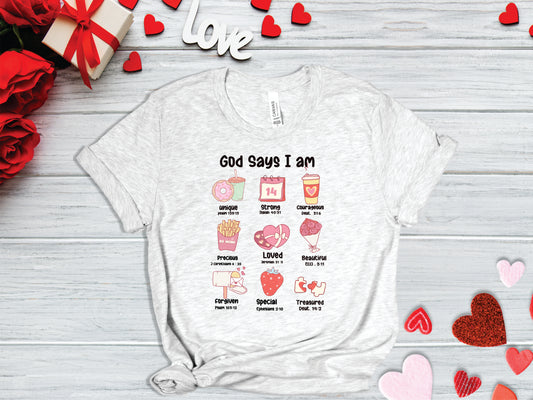 God Says I Am Collage - Transfer
