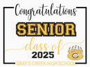 Senior of 2025 Yard signs