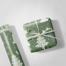 Mint and Green Christmas Wrapping Paper