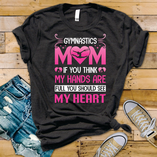 Gymnastics Mom Hands Full- Transfer
