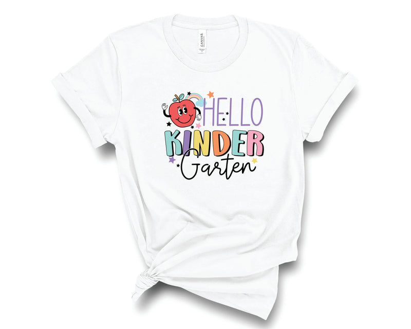 Hello Kindergarten Apple - Transfer