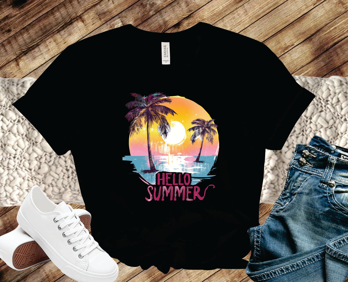 Hello Summer Sunset- Transfer