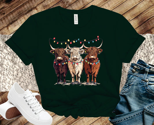 Highland Cows Lights - Transfer