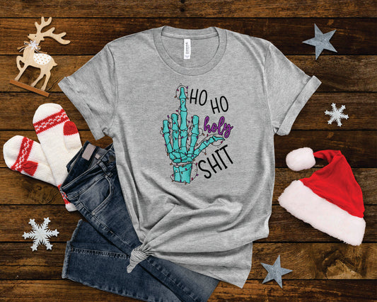 Ho Ho Holy Shit Skeleton - Transfer