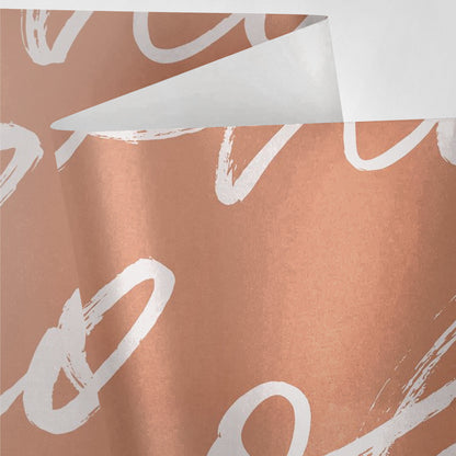 Hohoho Orange Wrapping Paper