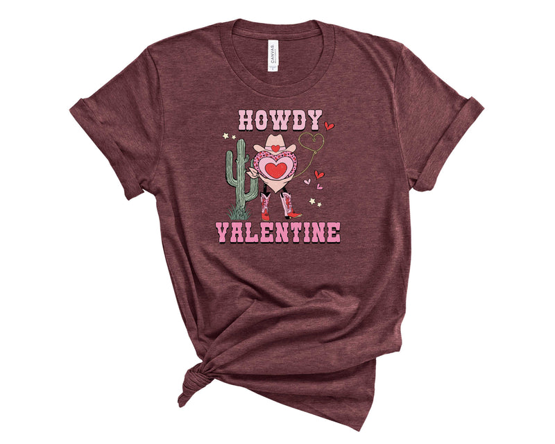 Howdy Valentine Heart - Transfer