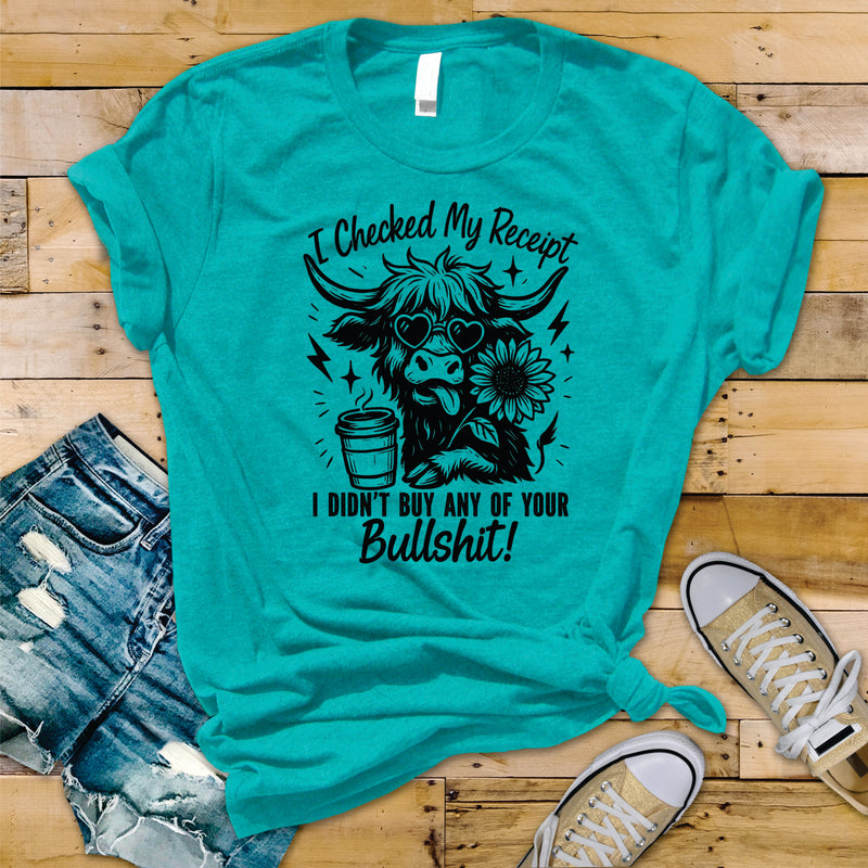 I Checked My Receipt - Transfer