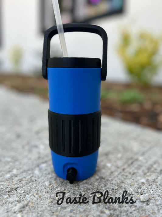 3D - 12oz Slim Can Cooler - Royal Black