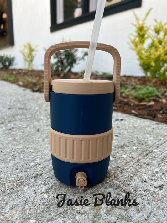 3D - 12oz Can Cooler - Navy/Old Gold