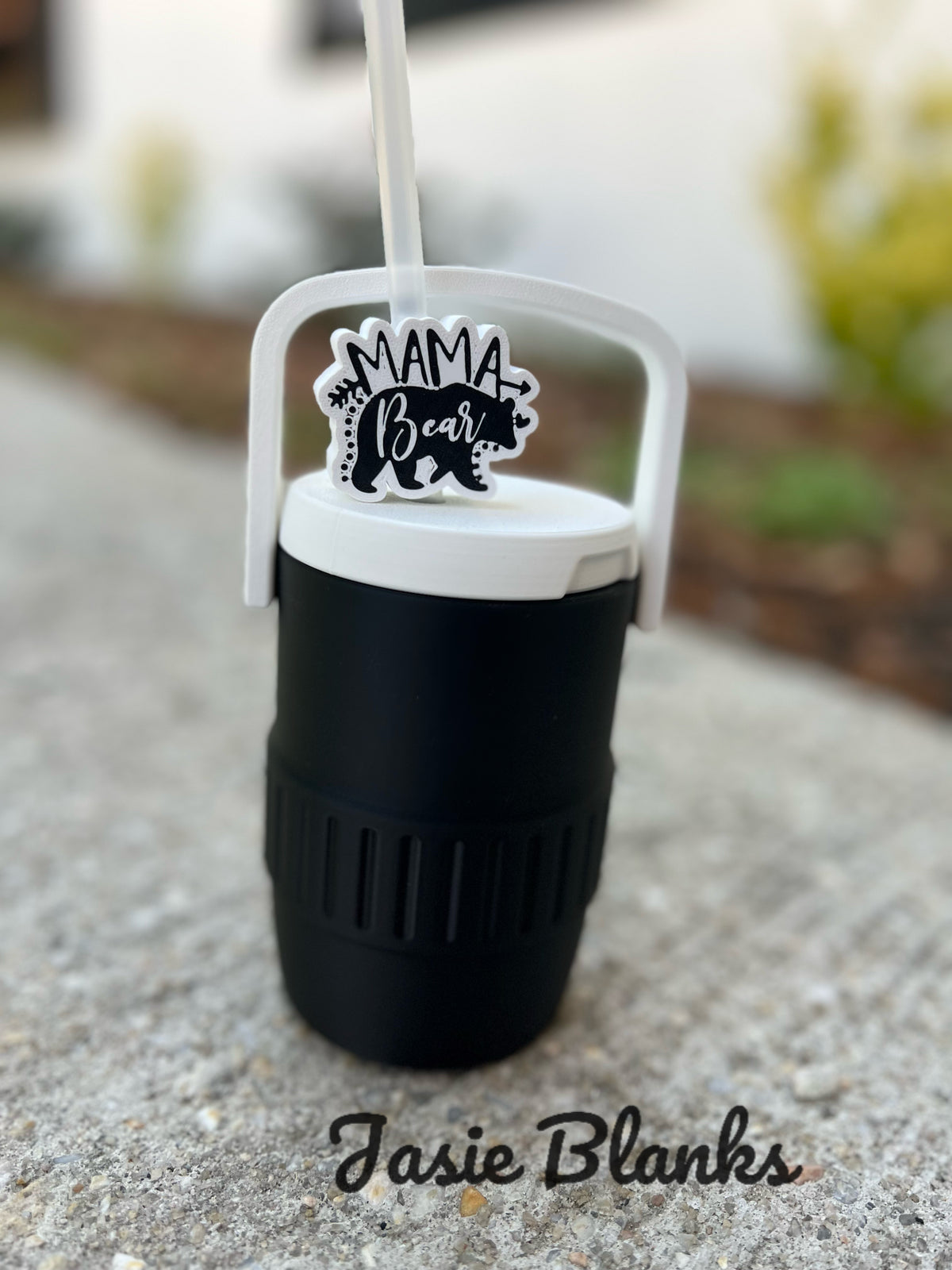 3D - 12oz Can Cooler - Black White