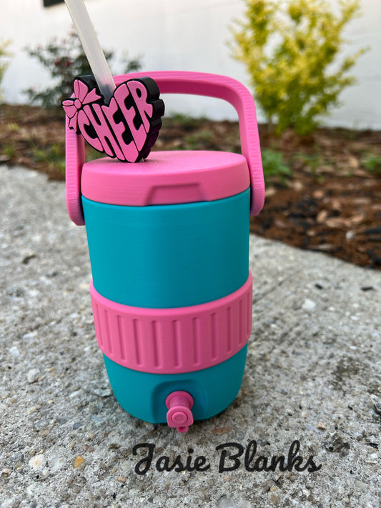 3D - 12oz Can Cooler - Teal Pink