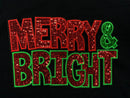 Sequin Merry & Bright Patch - Transfer
