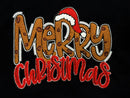 Chenille Leopard Merry Christmas Patch - Transfer