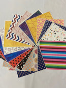 PRINTED FAUX LEATHER GRAB BAG-10 sheets