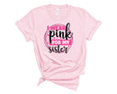 I Wear Pink For My Sister Circle-Transfer