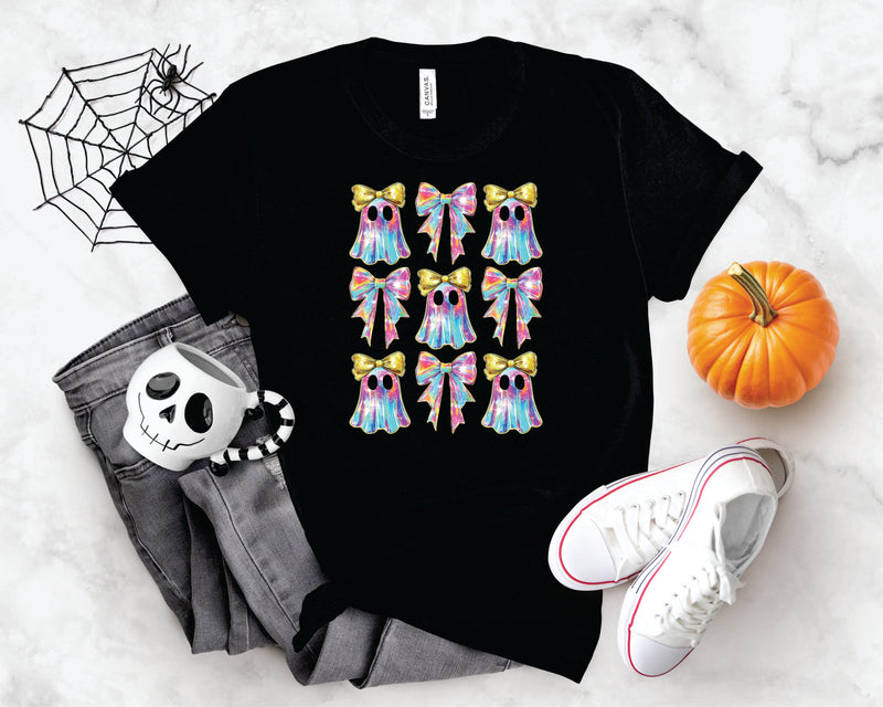 Iridescent Coquette Ghost Collage - Transfer